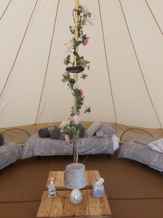 Hopgarden Glamping - Luxury 6M Bell Tent Wadhurst Екстериор снимка