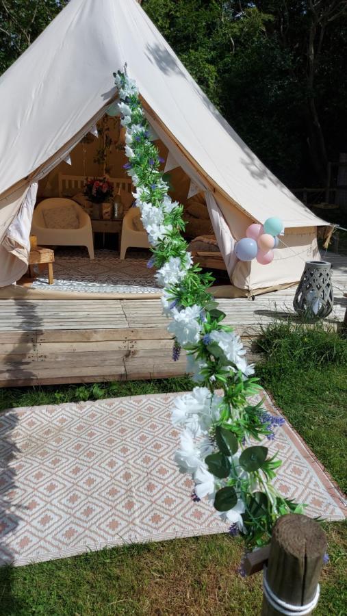 Hopgarden Glamping - Luxury 6M Bell Tent Wadhurst Екстериор снимка