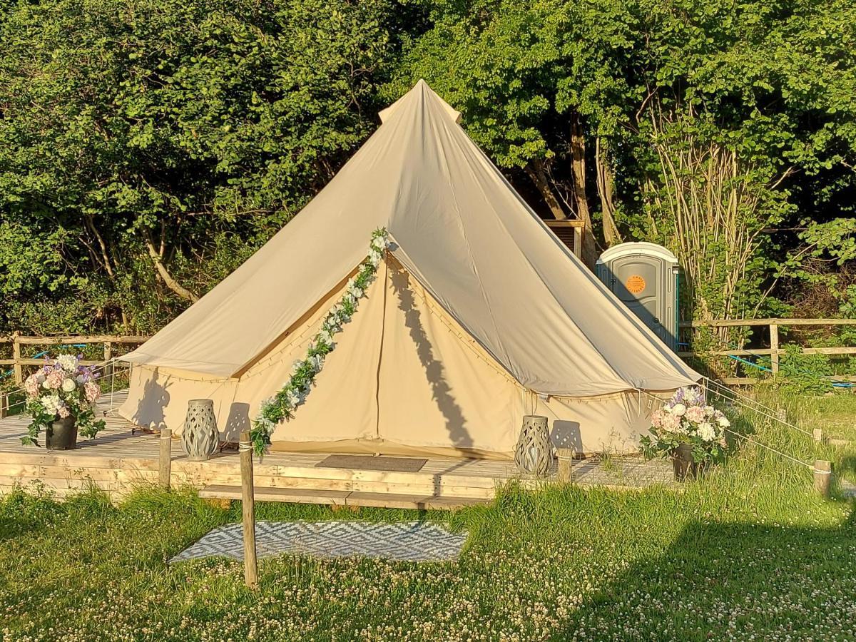 Hopgarden Glamping - Luxury 6M Bell Tent Wadhurst Екстериор снимка