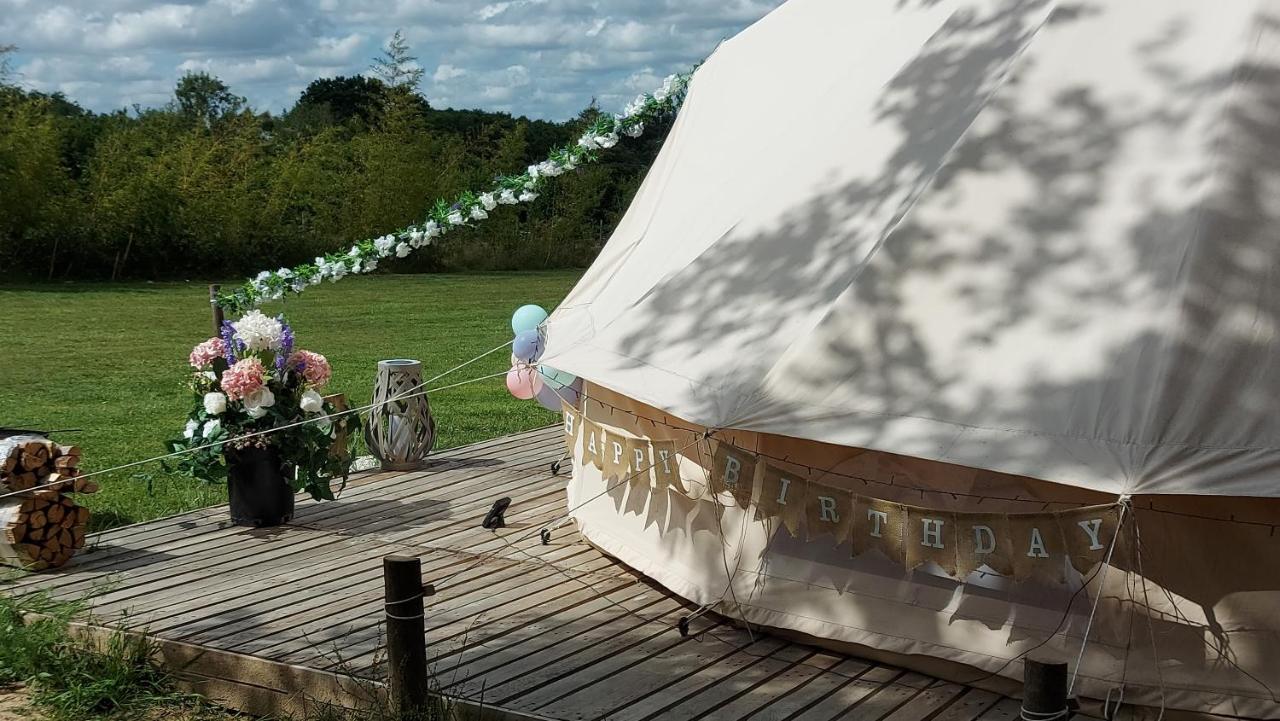 Hopgarden Glamping - Luxury 6M Bell Tent Wadhurst Екстериор снимка