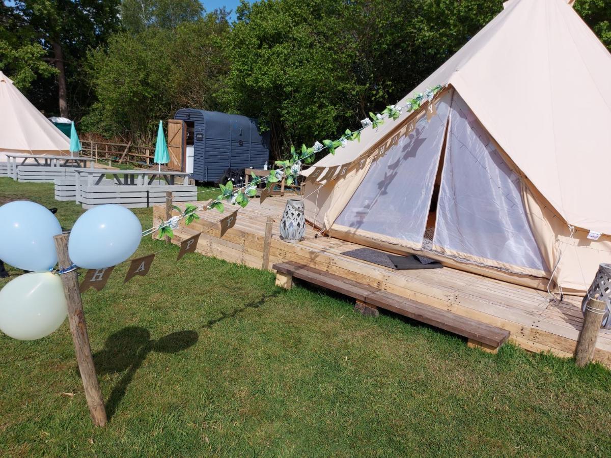 Hopgarden Glamping - Luxury 6M Bell Tent Wadhurst Екстериор снимка